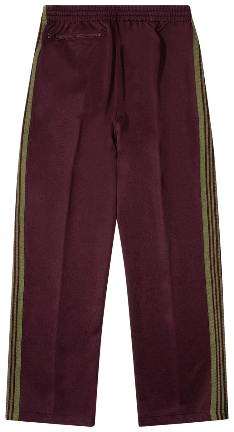 Needles Poly Smooth Track Pant Maroon