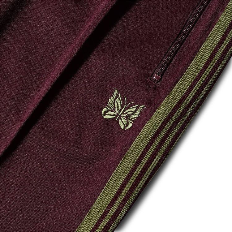 Needles Poly Smooth Track Pant Maroon
