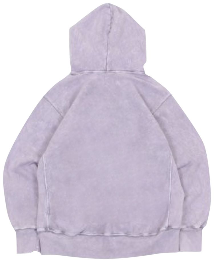 Les Tien Cropped Hoodie Lavender Stone