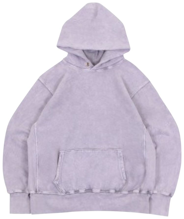 Les Tien Cropped Hoodie Lavender Stone