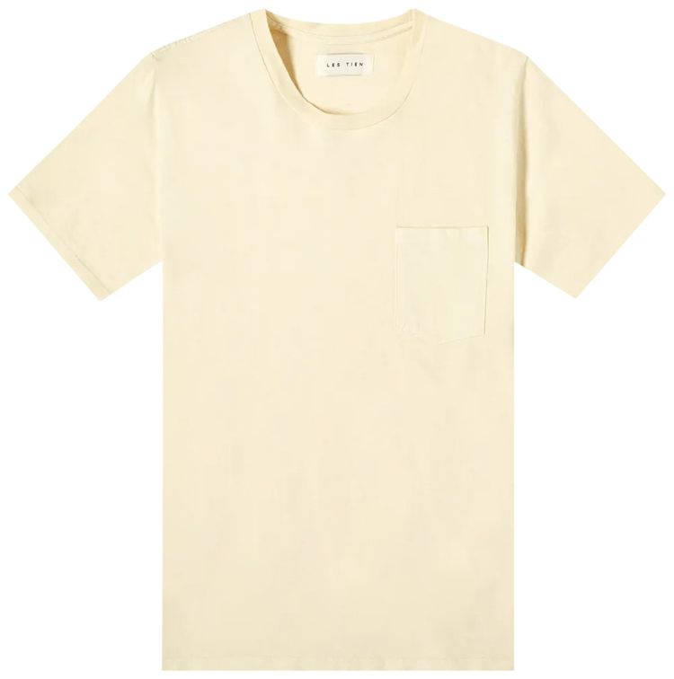 Les Tien Classic Pocket Tee Vintage Yellow