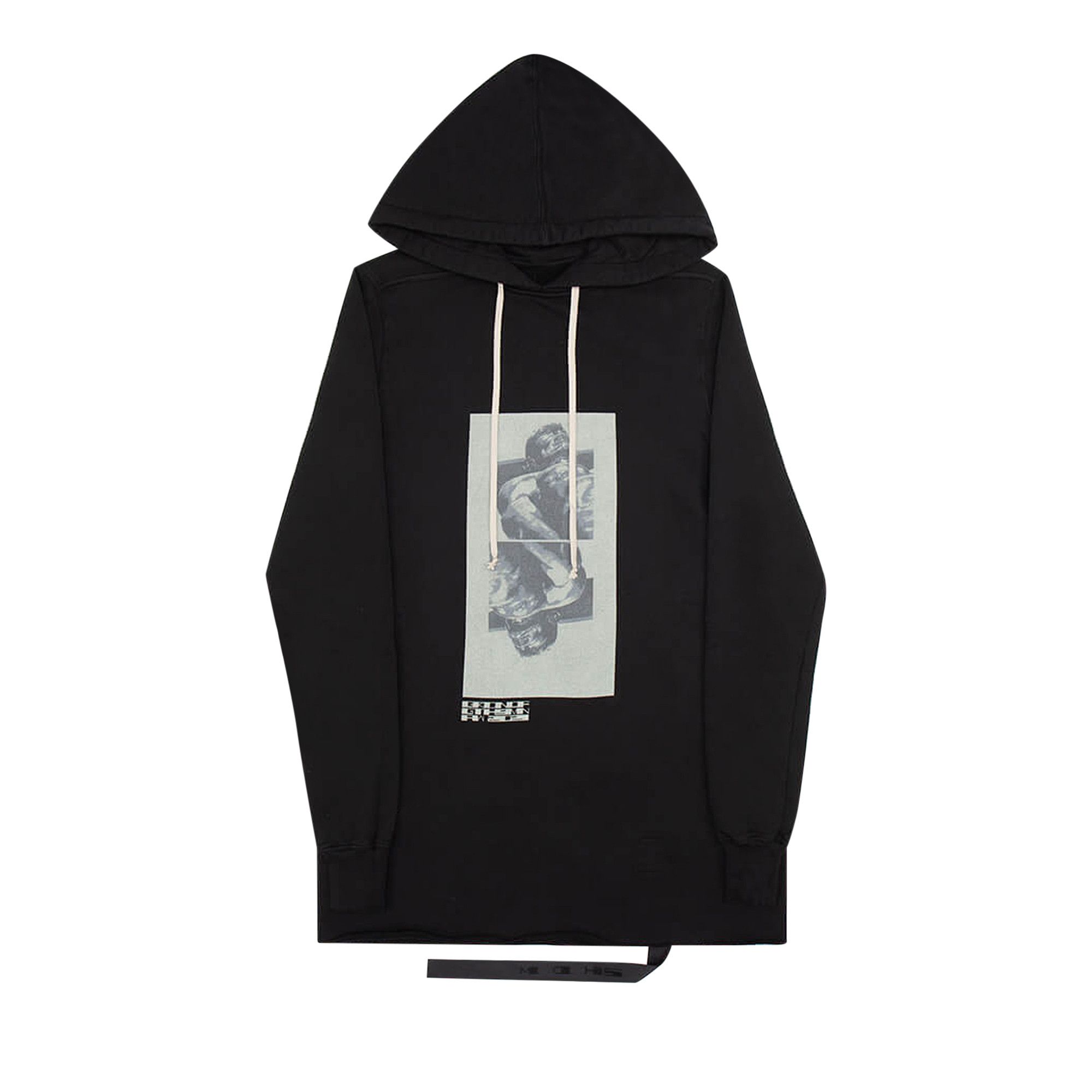 Buy Rick Owens DRKSHDW Pullover Hoodie With Patches 'Black