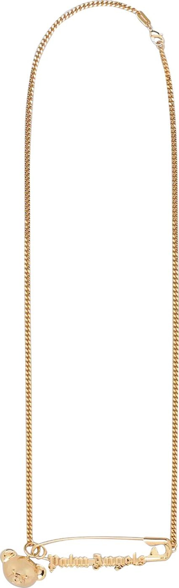 Palm Angels Pin Bear Necklace 'Gold'