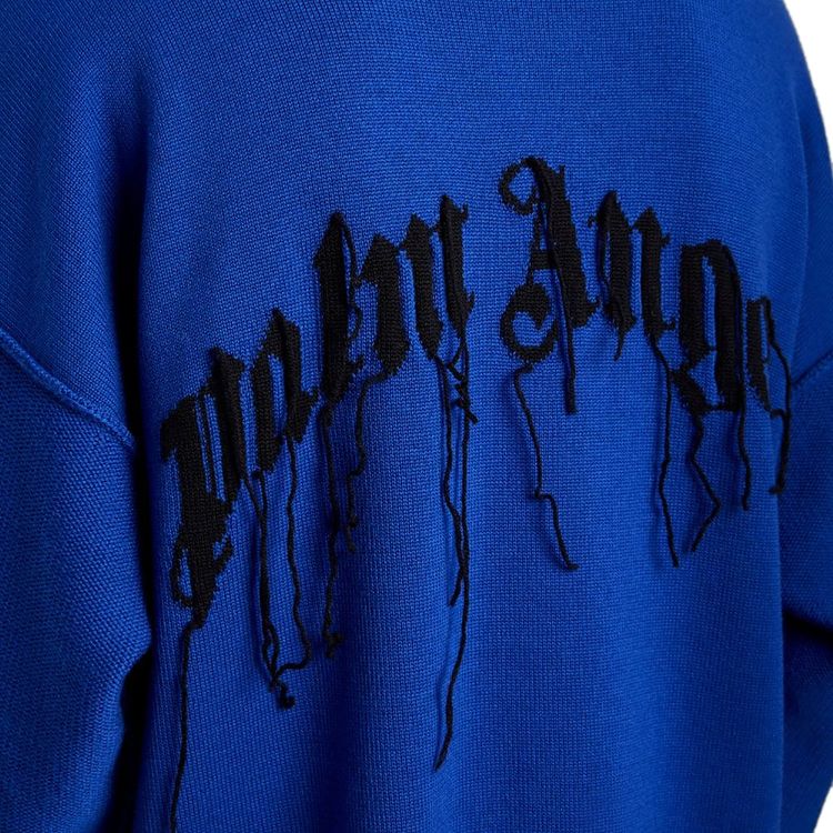 Palm Angels Bear Sweater BlueBrown