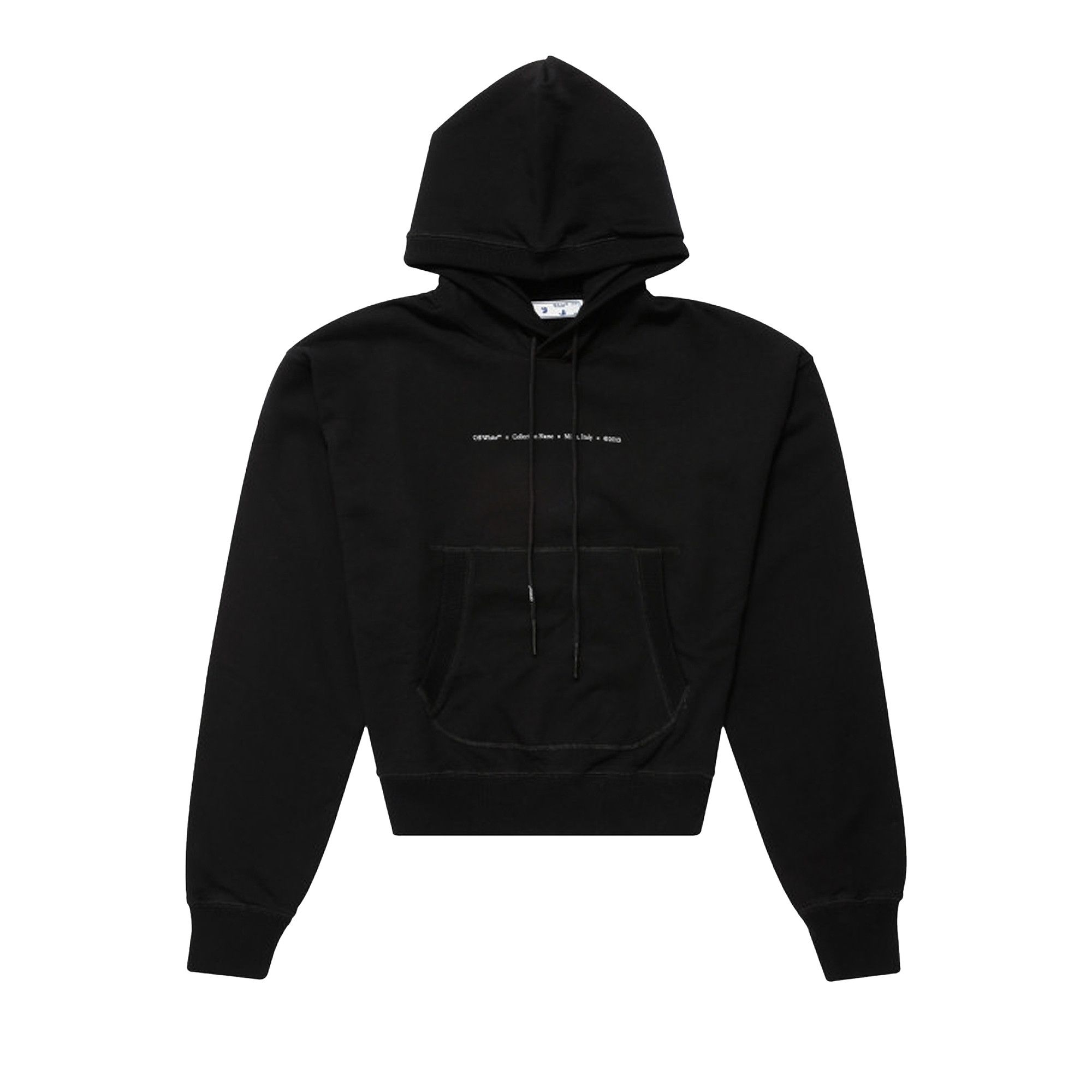 Size xs Off White Tornado Arrow Over Flatlock Hoodie Black Multicolor