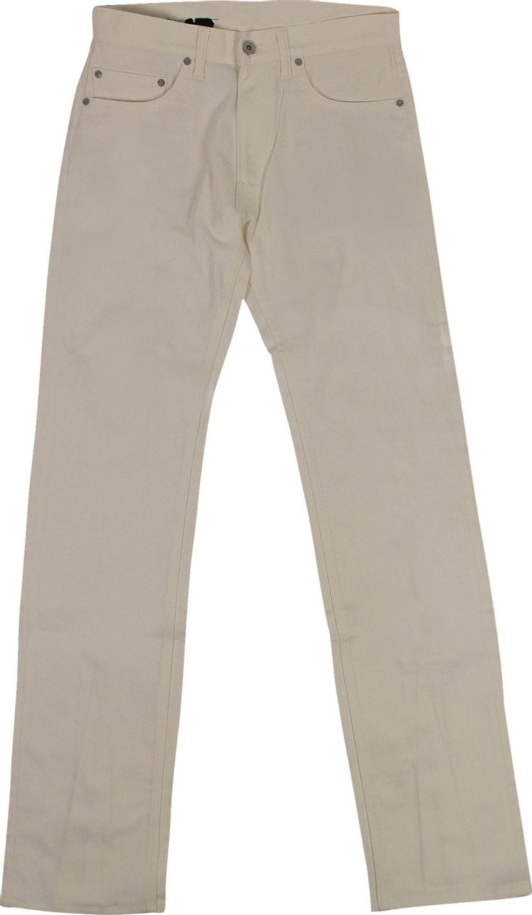frugthave delikat Solrig Vlone Zipper Jeans 'White' | GOAT
