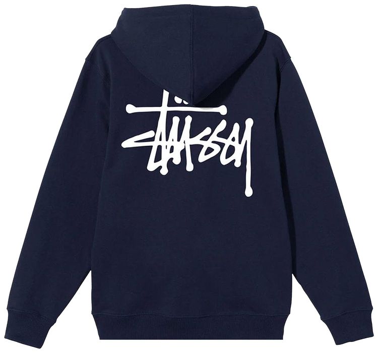 Stussy Basic Hood Navy