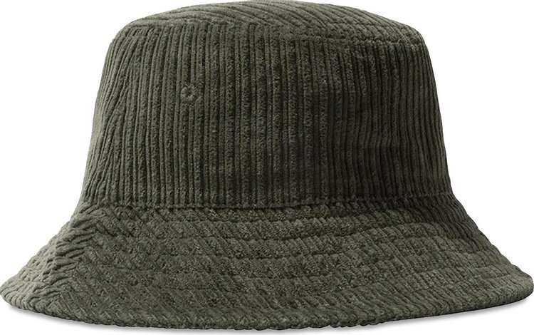 Stussy Corduroy Big Basic Bucket Hat Olive