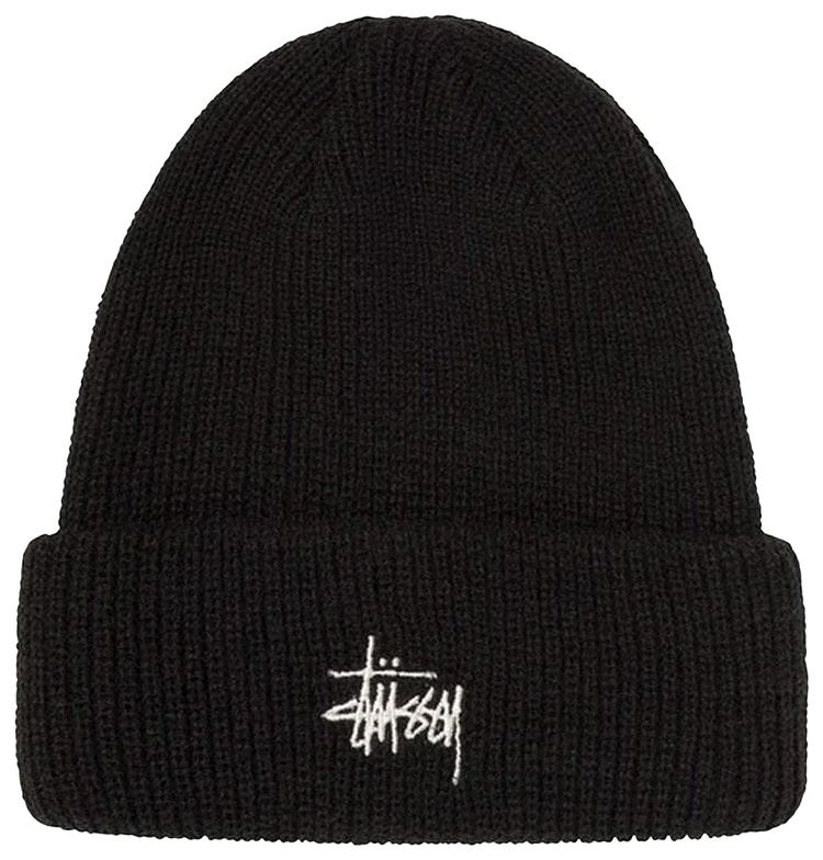 Stussy Basic Cuff Beanie Black