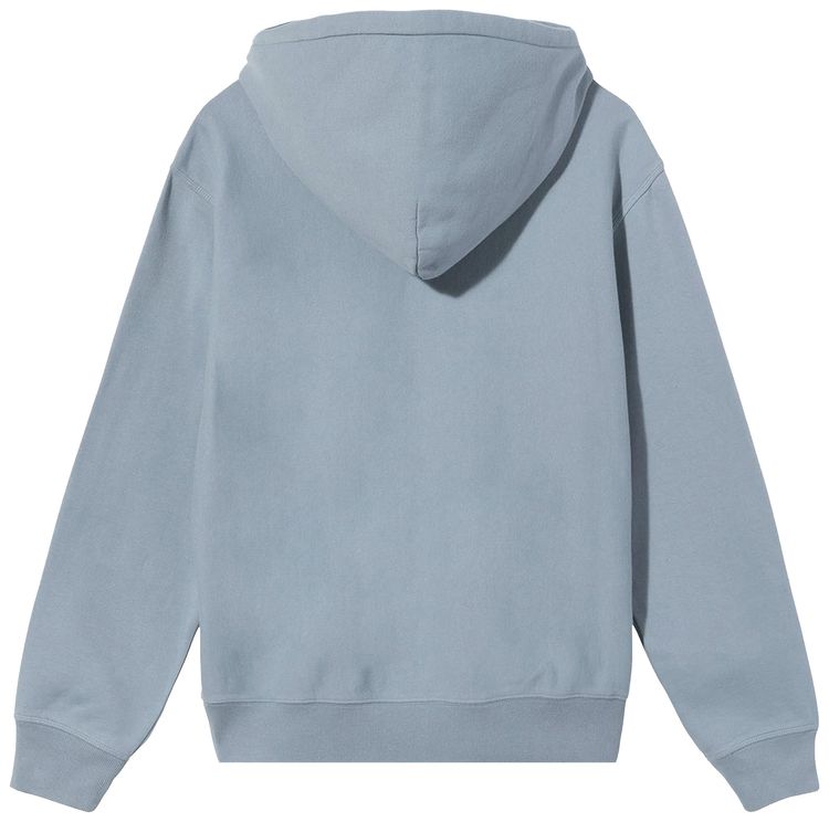 Stussy Stock Logo Zip Hood Slate