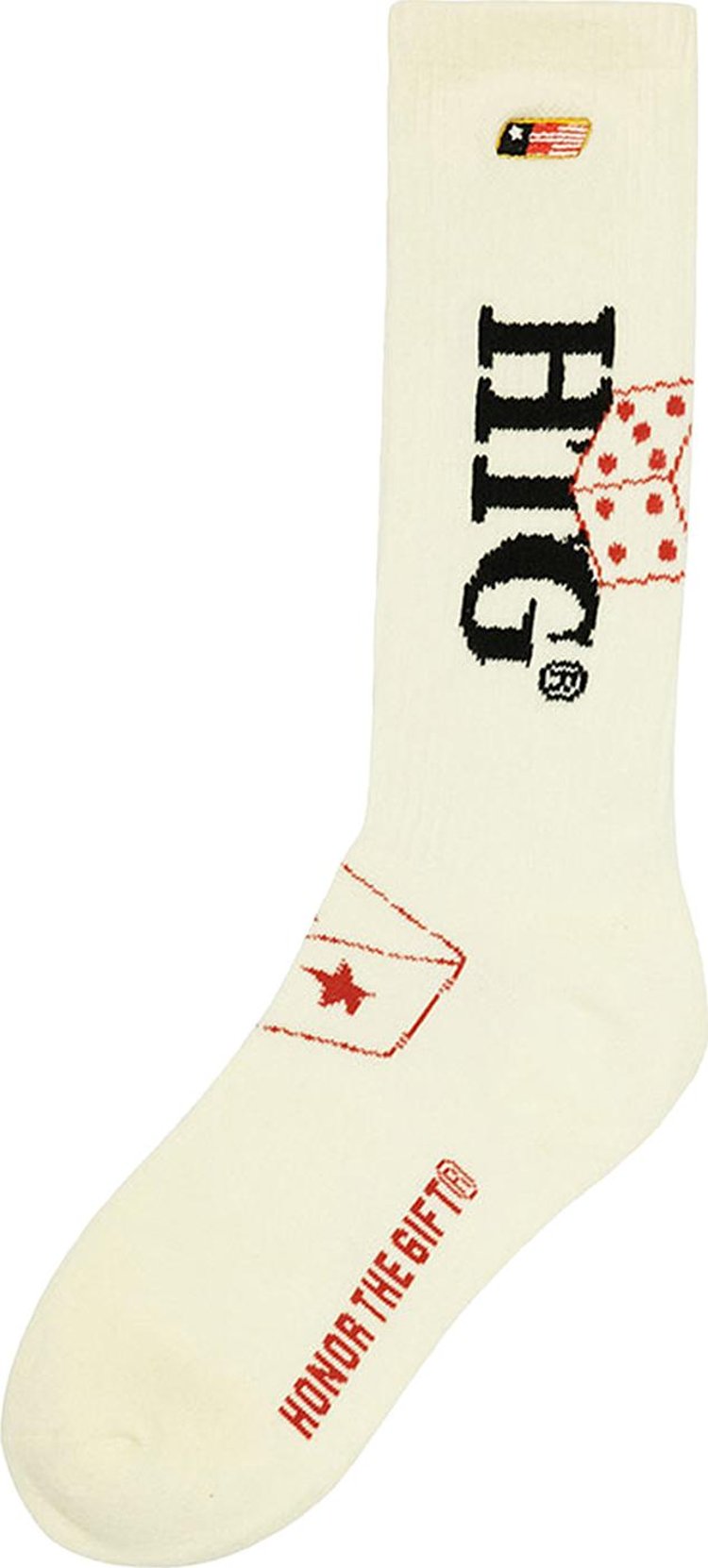 Honor The Gift Lucky Seven Socks 'Bone'