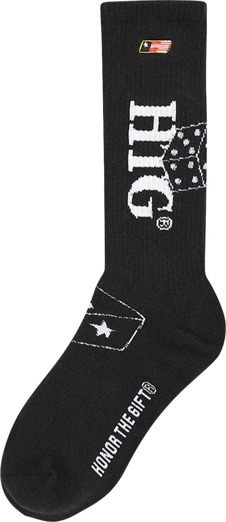 Honor The Gift Lucky Seven Socks 'Black'
