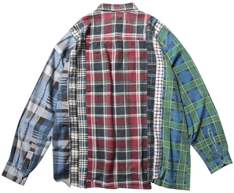 Needles Flannel Shirt 7 Cuts Wide Shirt Assorted