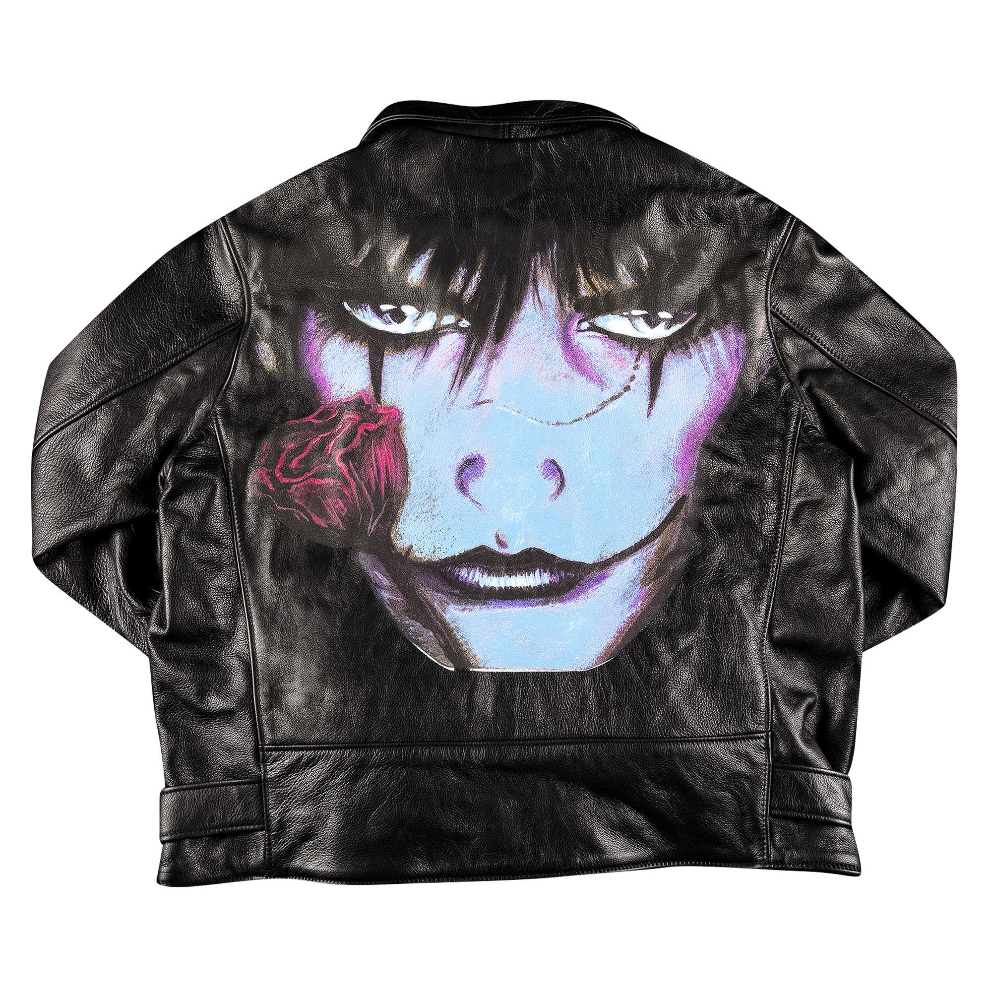 Buy Supreme x Schott The Crow Perfecto Leather Jacket 'Black
