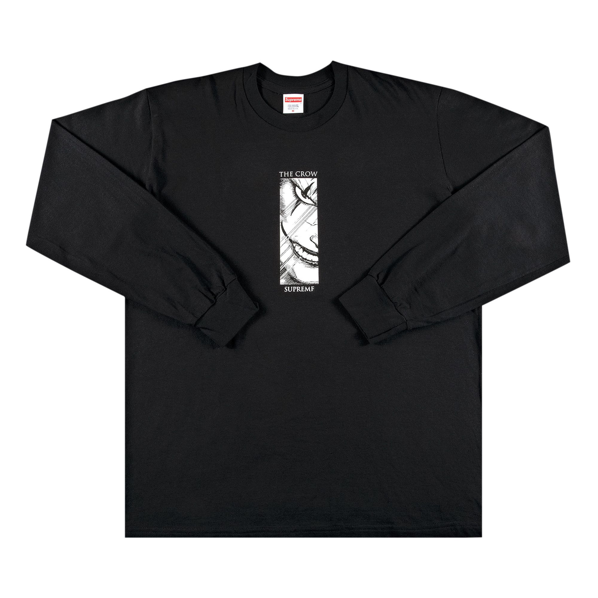 【最安値に挑戦】 Crow The x Supreme Buy Long-Sleeve FW21T42 - 'Black' Tee トップス