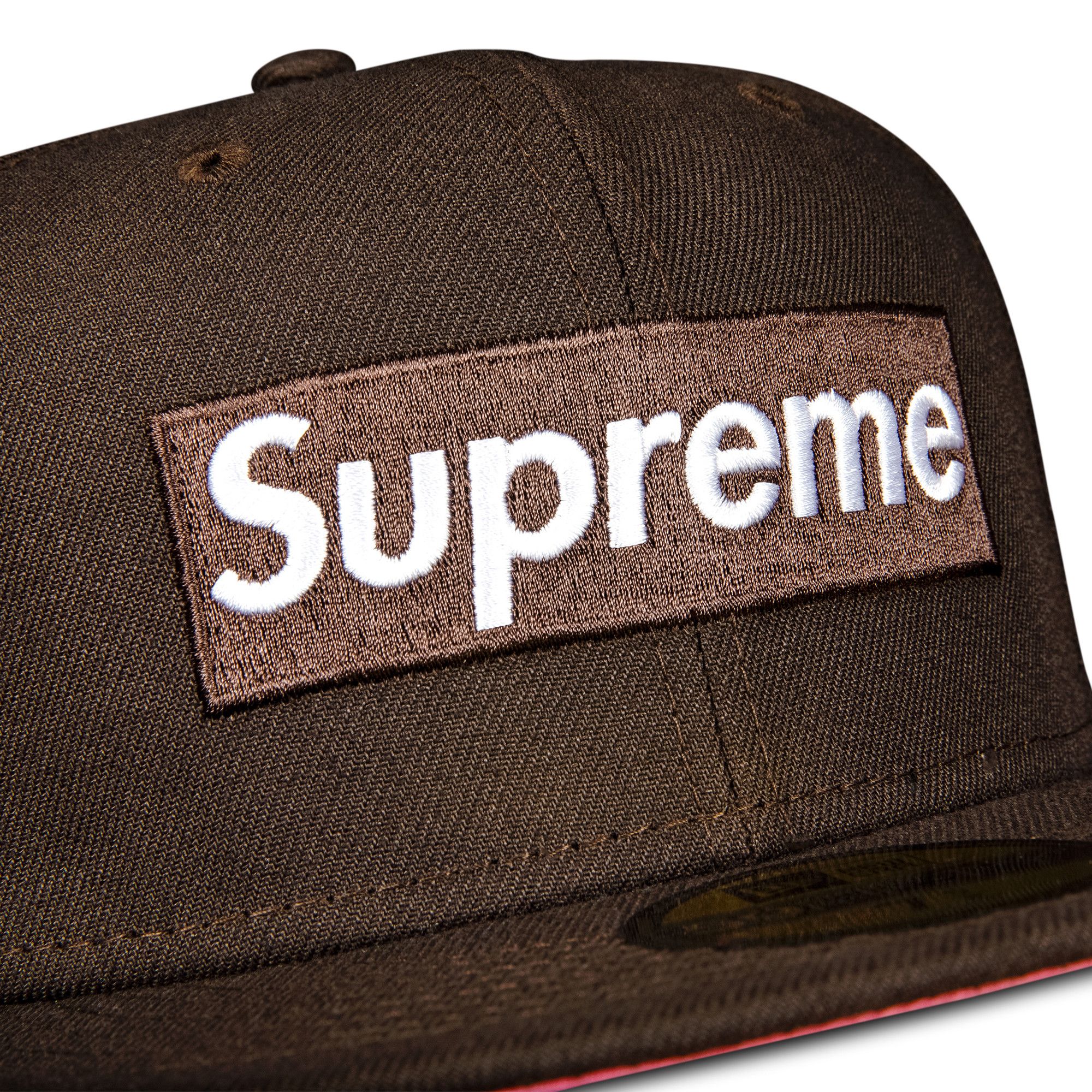Buy Supreme No Comp Box Logo New Era 'Brown' - FW21H67 BROWN