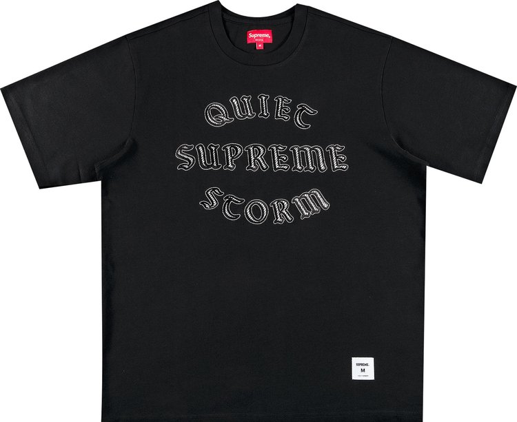 Supreme Quiet Storm Short-Sleeve Top 'Black'