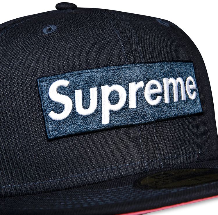 Supreme No Comp Box Logo New Era Navy