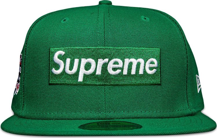 Supreme No Comp Box Logo New Era 'Green'