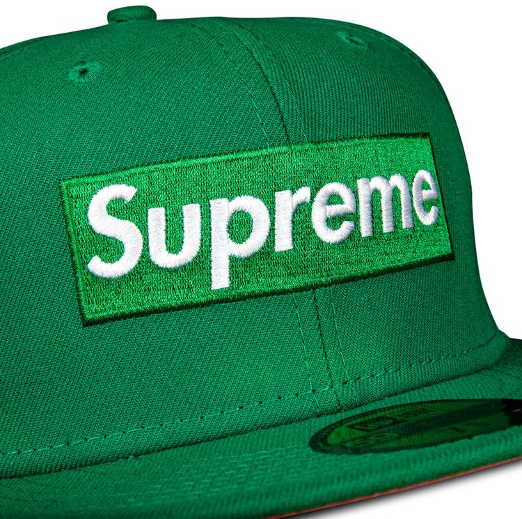 Supreme No Comp Box Logo New Era Green
