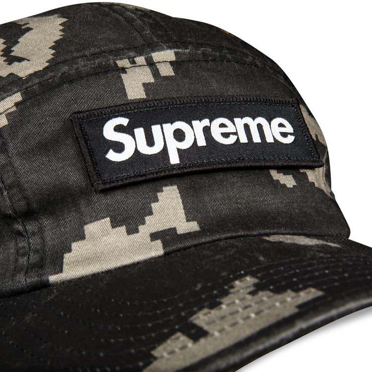 Supreme Military Camp Cap Black Russian Camo