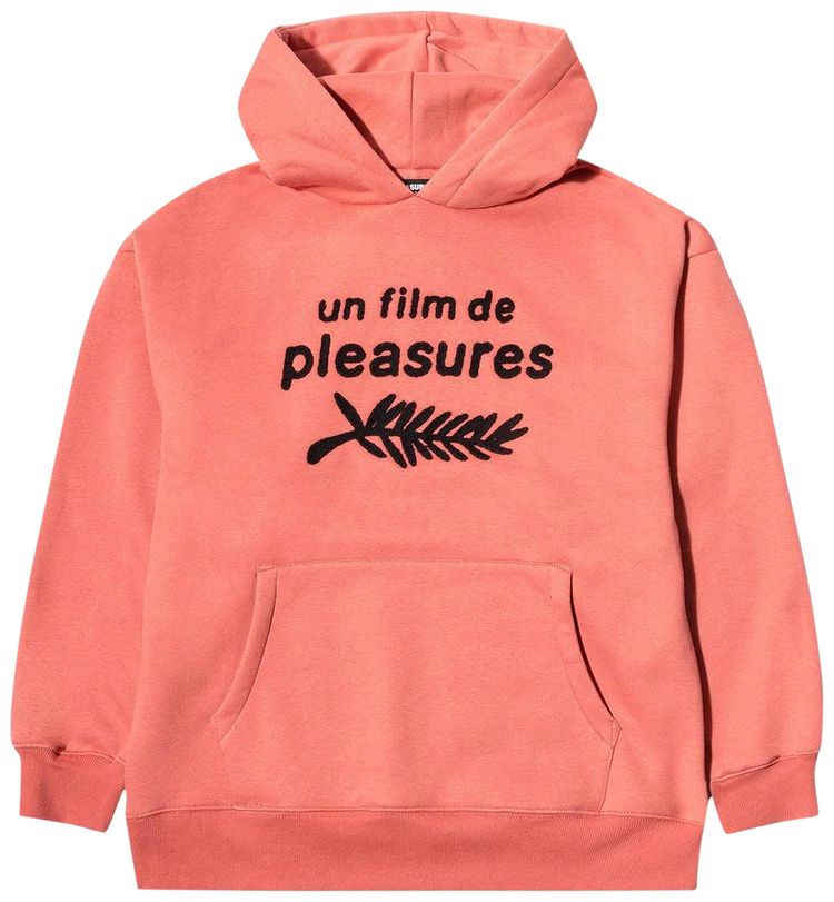 Pleasures Film Hoodie Salmon