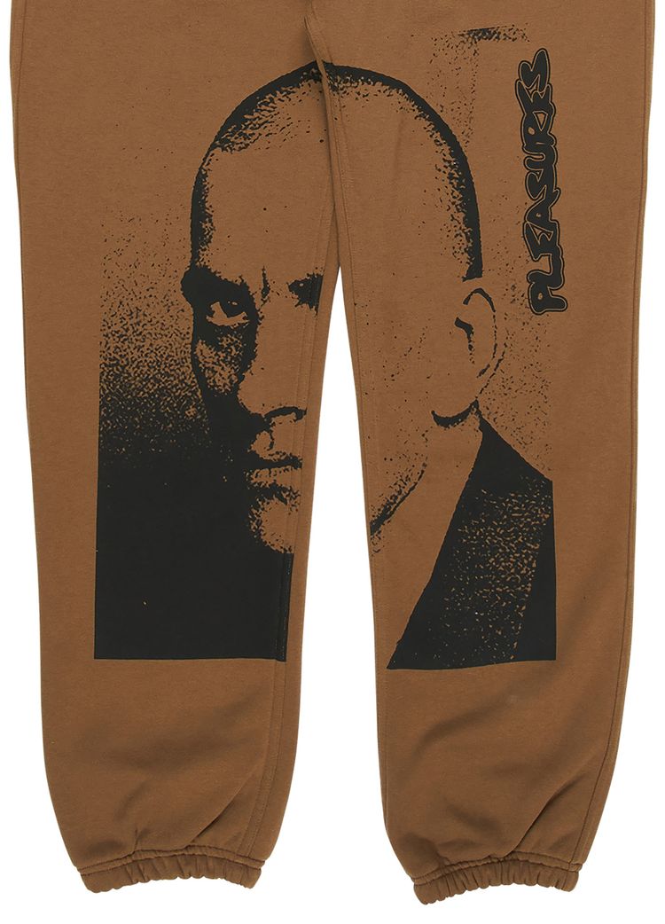 Pleasures Backbone Sweatpants Brown