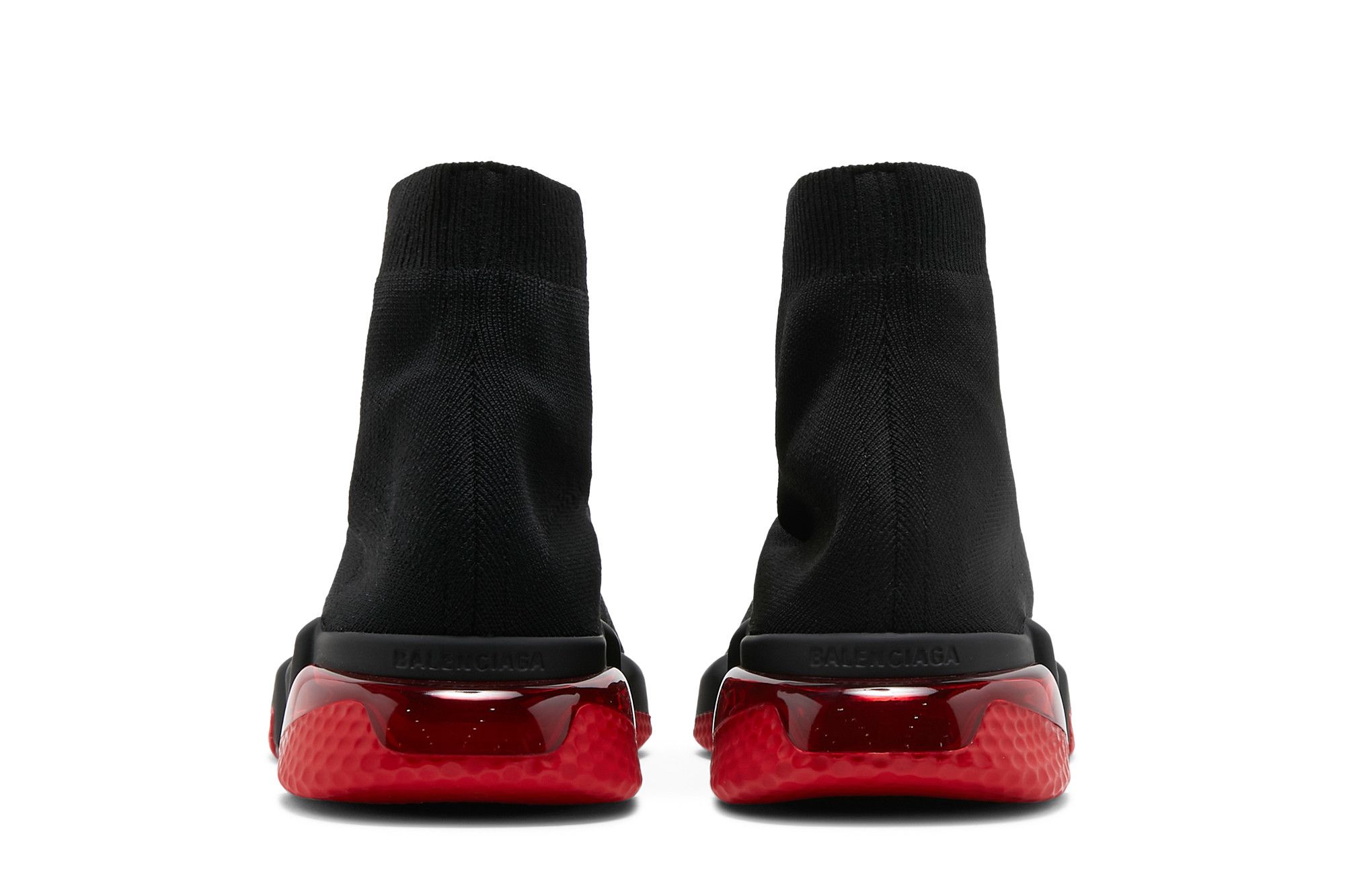 Balenciaga speed black and red shop
