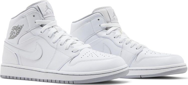 Air Jordan 1 Mid White Wolf Grey