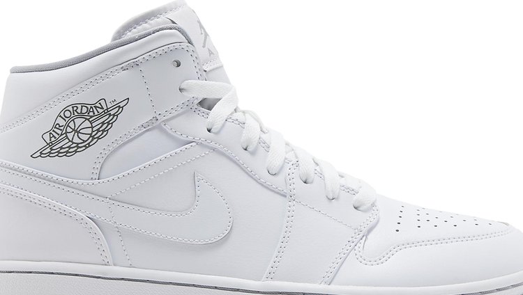 Air Jordan 1 Mid White Wolf Grey