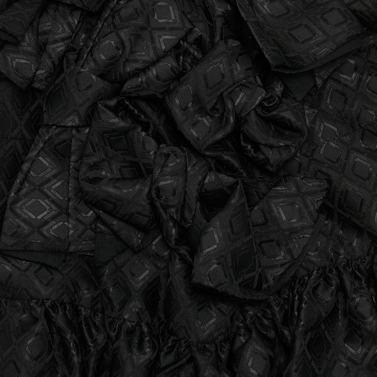 Comme des Garcons Bow Tie Front Dress Black