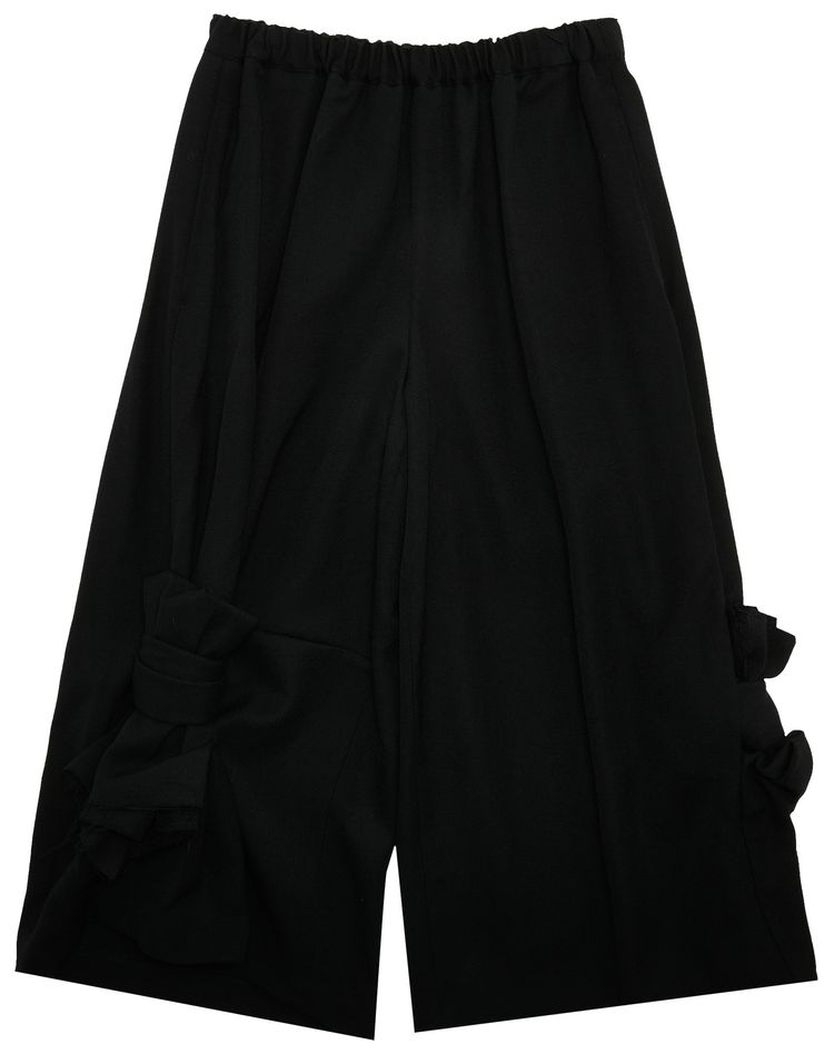 Comme des Garcons Bow Tie Detail Pants Black