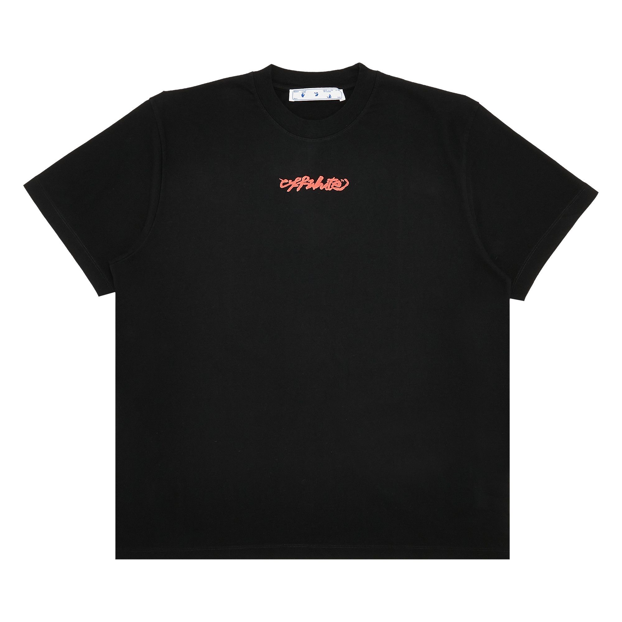 Buy Off-White Arrow On Canvas Short-Sleeve Over Tee 'Black