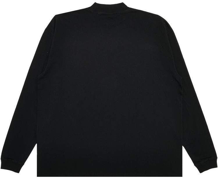Off White Caravaggio Hand Over Mockneck Tee BlackMulticolor