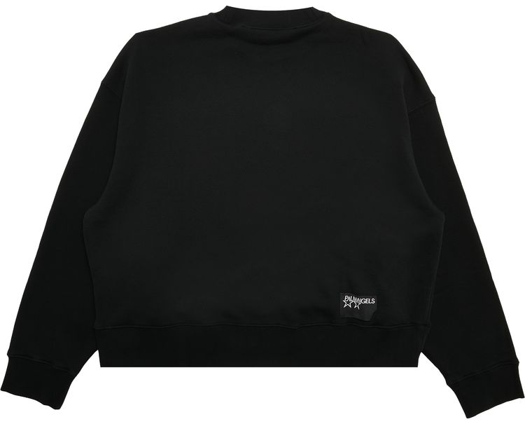 Palm Angels Palm Galaxy Crewneck BlackGlittered