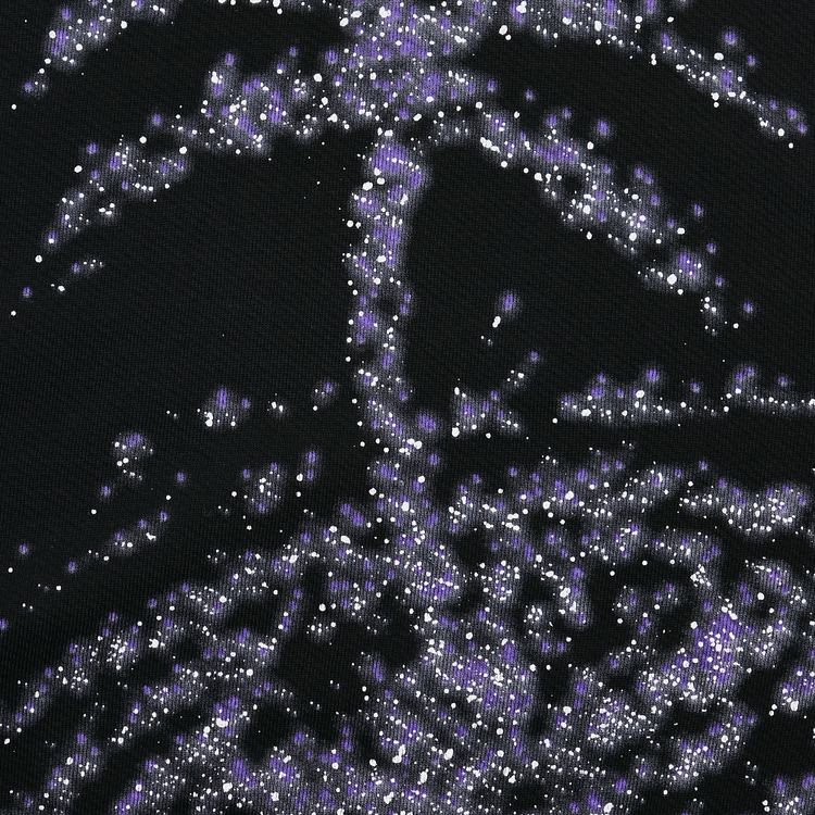 Palm Angels Palm Galaxy Crewneck BlackGlittered