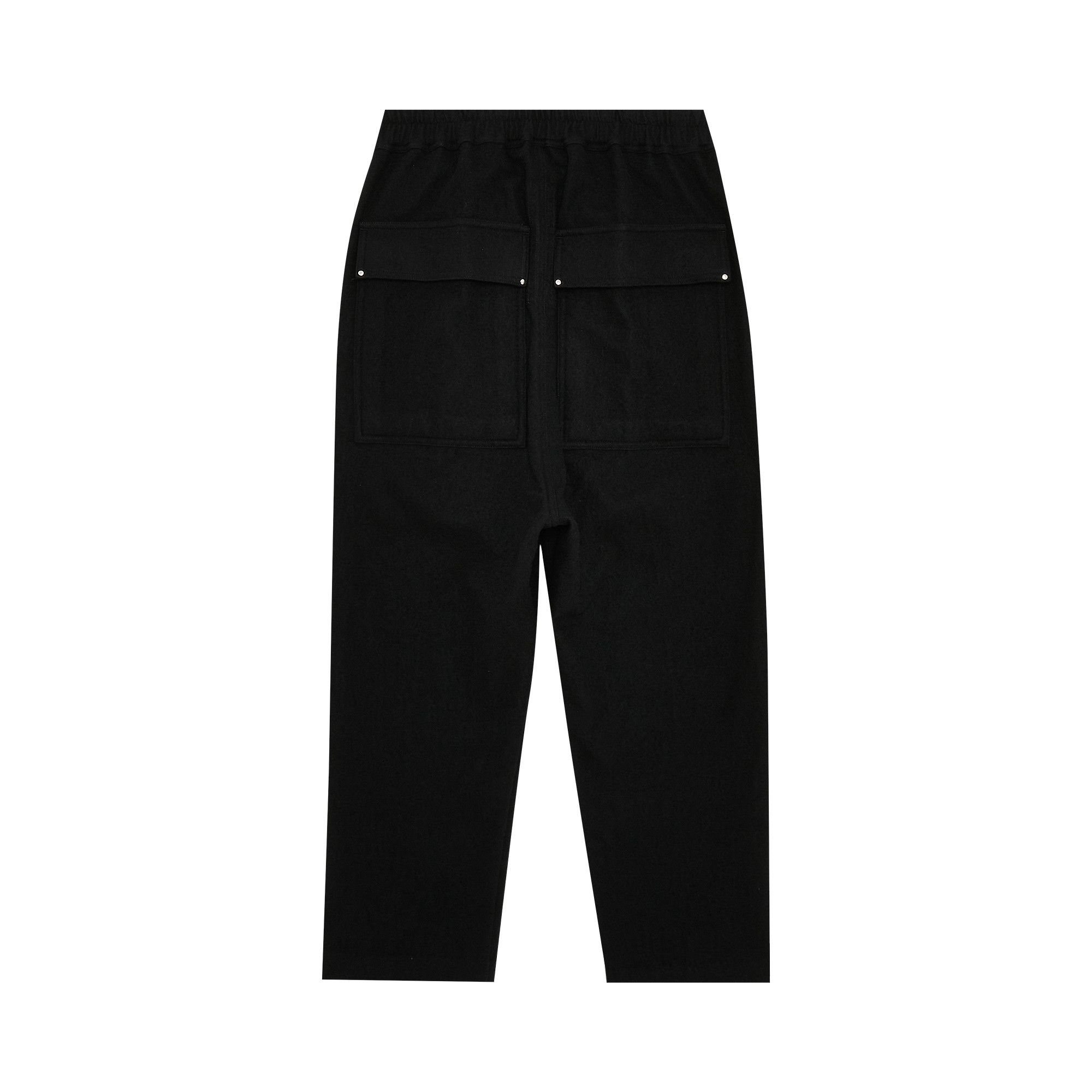 Buy Rick Owens Drawstring Cropped Astaire Pants 'Black