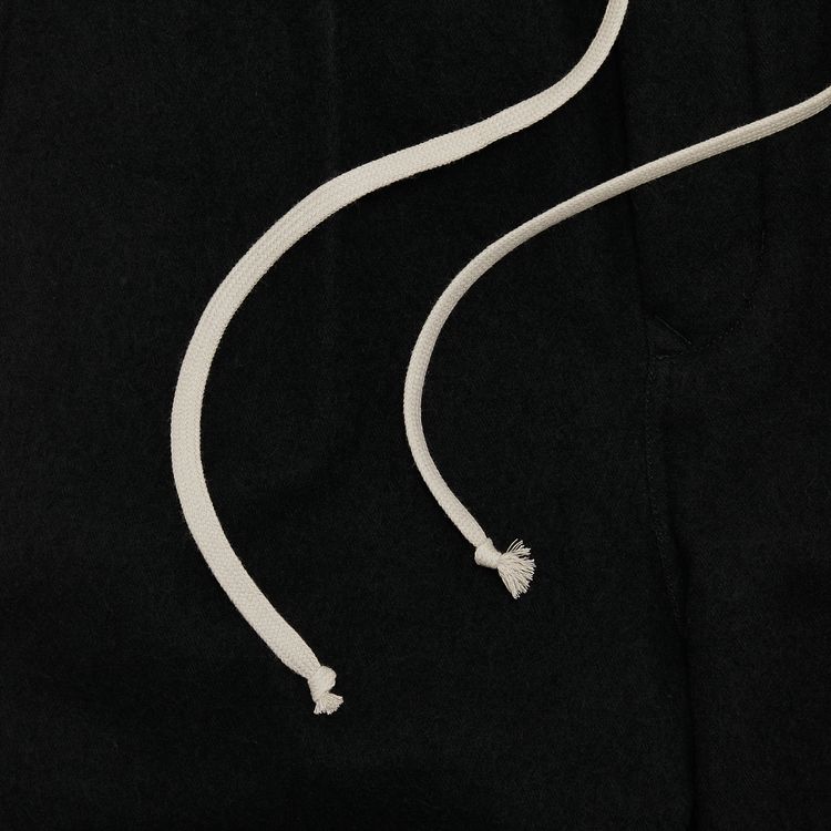 Rick Owens Drawstring Cropped Astaire Pants Black