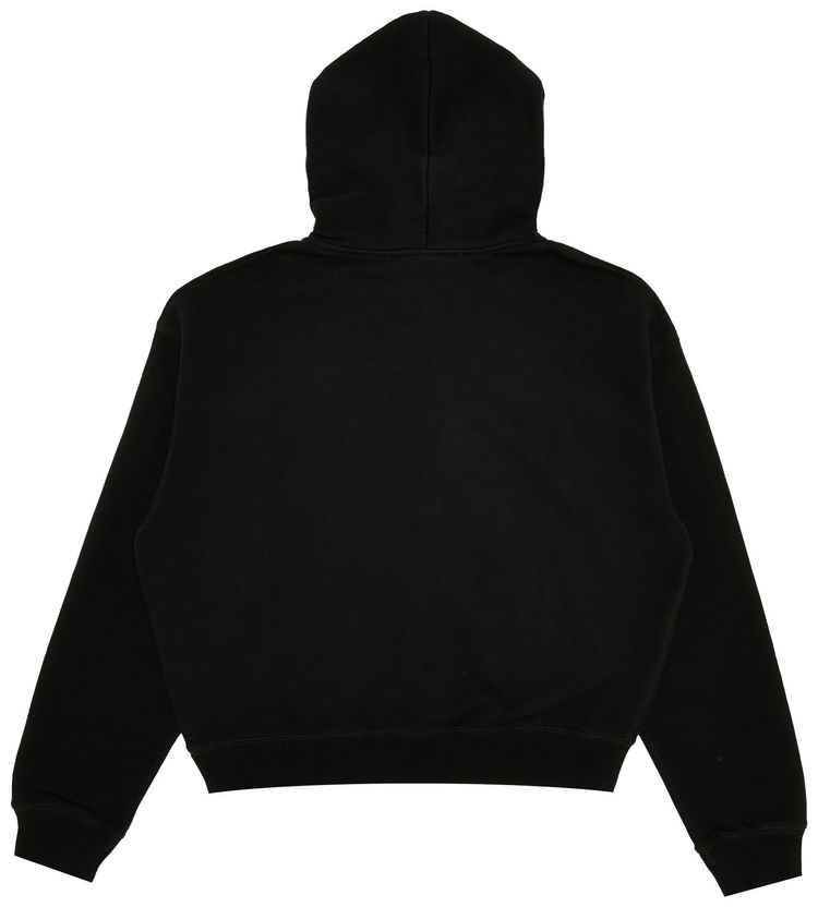 Off White Caravaggio Hand Over Flatlock Hoodie BlackMulticolor