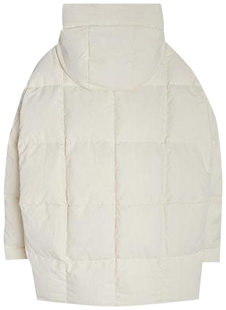 Jil Sander Fill Down Hooded Blouson Vanilla