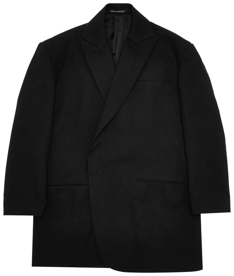 Yohji Yamamoto Pin Jacket Black