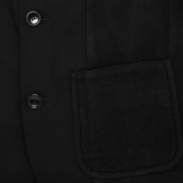 Comme des Garcons Peter Pan Collar Jacket Black