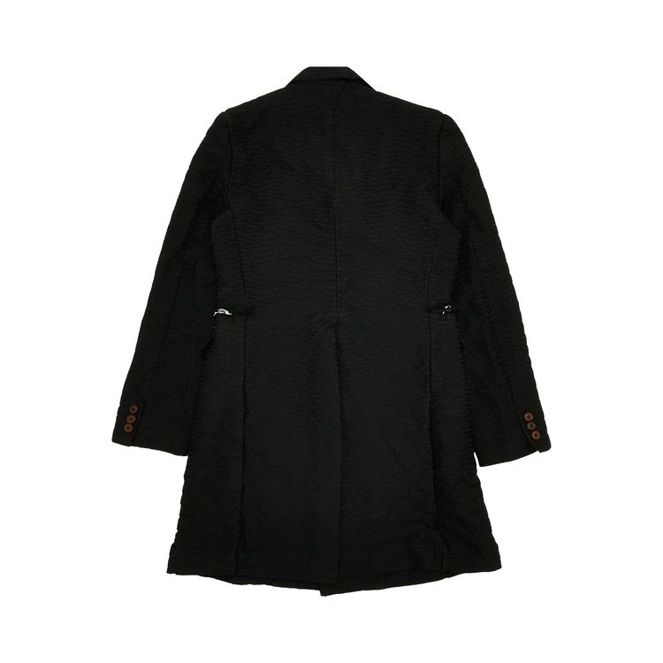 Comme des Garcons Split Long Jacket Black