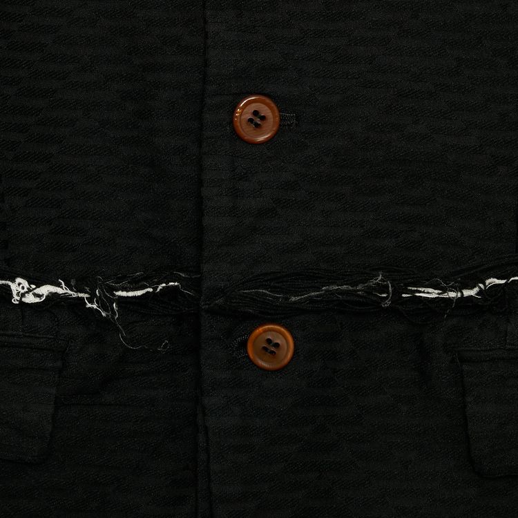 Comme des Garcons Split Long Jacket Black