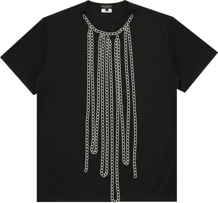 Comme des Garçons Homme Plus Chain Necklace T-Shirt 'Black'