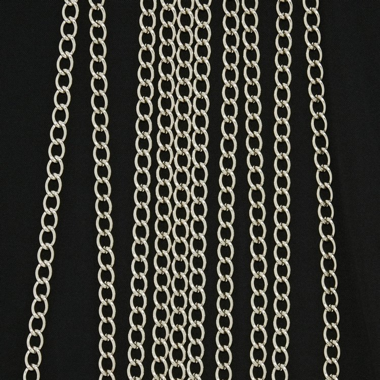 Comme des Garcons Homme Plus Chain Necklace T Shirt Black