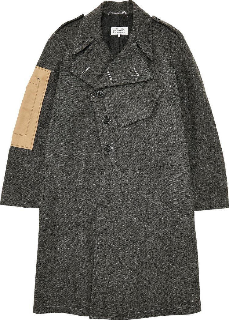 Maison Margiela External Pocket Detail Coat 'Grey'