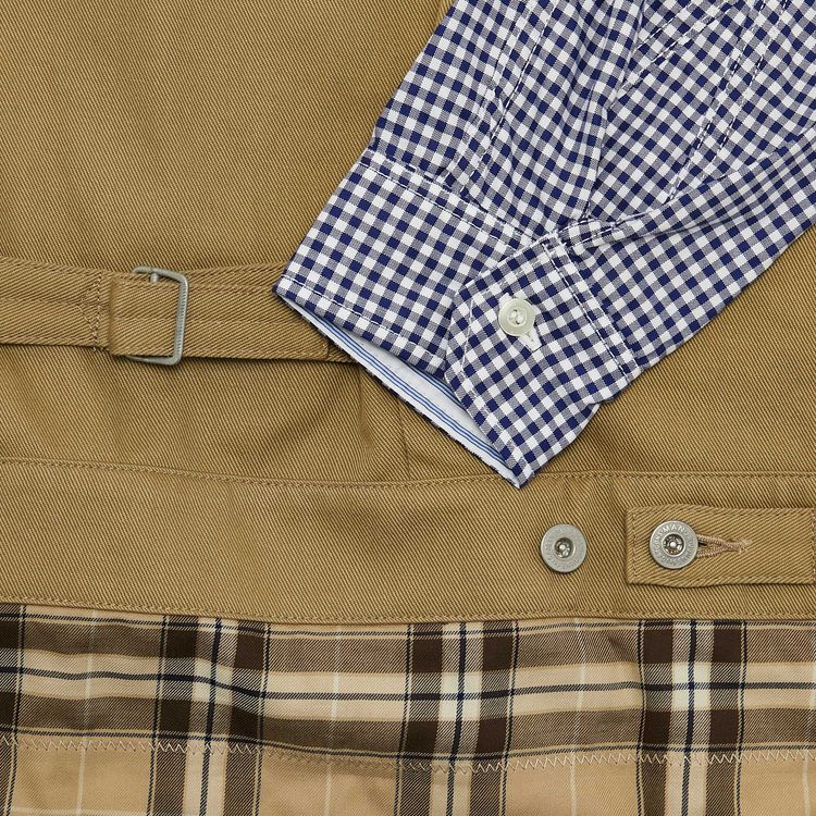 Junya Watanabe Classic Contrasted Shirt WhiteNavy