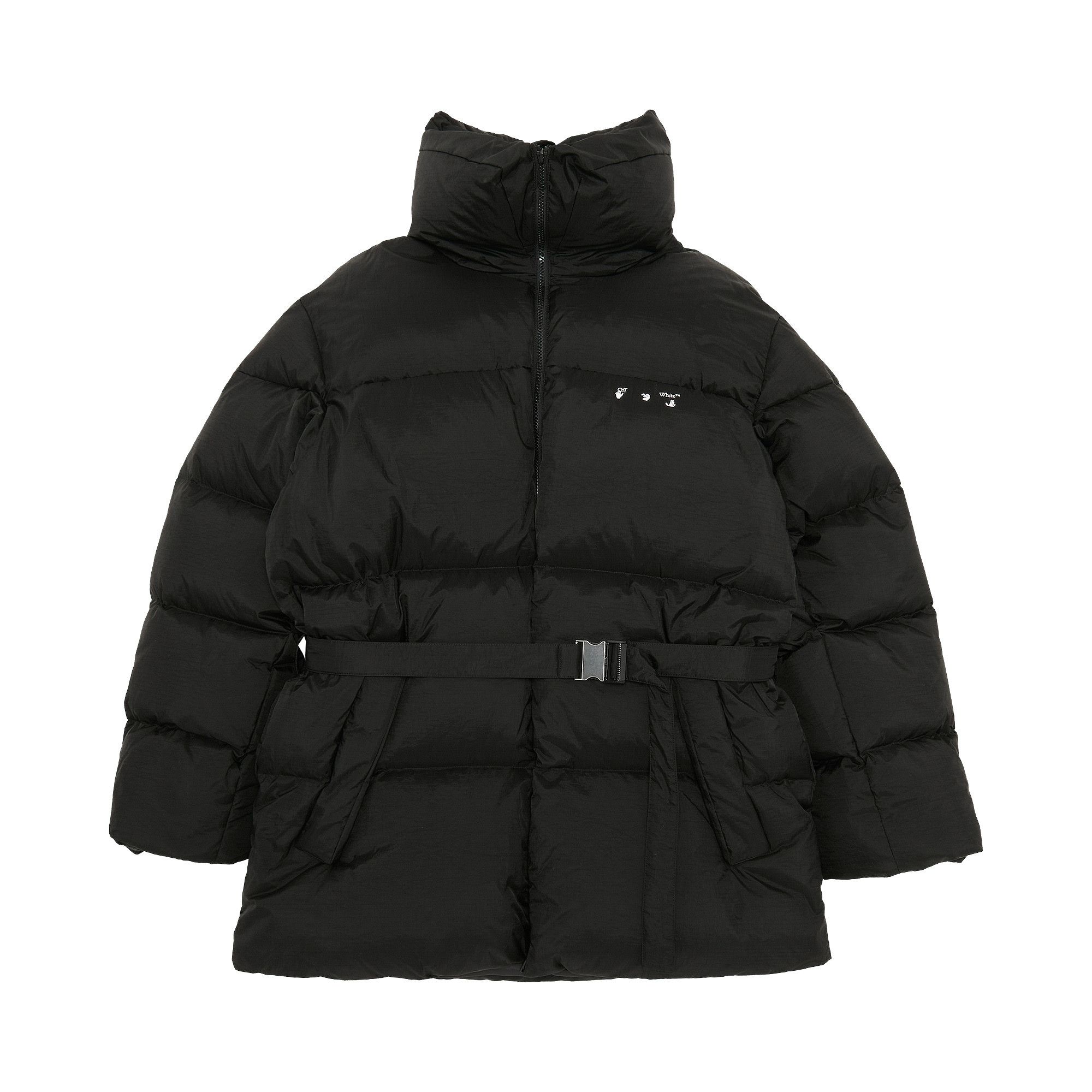 Buy Off-White Puffer Down Jacket 'Black/White