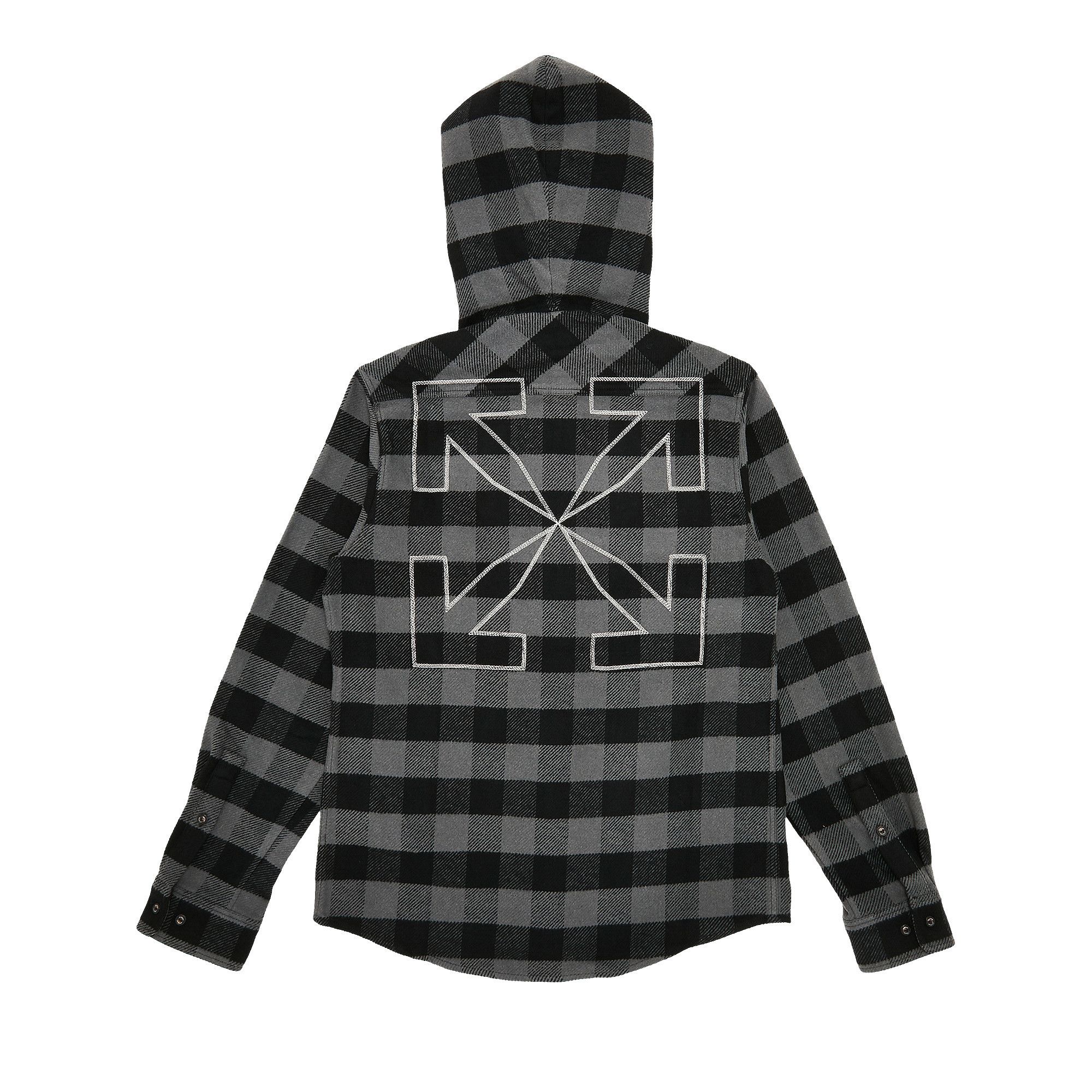 Off white checkered hoodie top